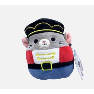 Murray Nutcracker Toy Soldier Mouse 4.5" Squishmallows Christmas Plush Stuffed